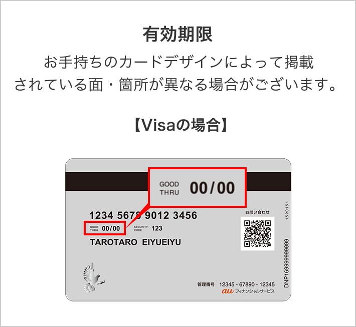 カードの有効期限 更新について Au Pay カード